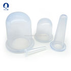 4 पीसी एंटी सेल्युलाईट मालिश तेल और 4 अलग-अलग आकार वैक्यूम सिलिकॉन मालिश कपिंग कप उपचार किट