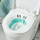 शौचालय सीट बवासीर के उपचार के लिए थर्मामीटर के साथ सिट्ज़ बाथ, प्रसवोत्तर देखभाल, महिलाओं के लिए कोलैप्सिबल योनि स्टीम किट