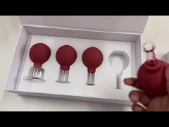 4पीसी रबर बल्ब ग्लास सक्शन कप/रबड़ सक्शन ग्लास कपिंग सेट/रबड़ वैक्यूम कपिंग सेट