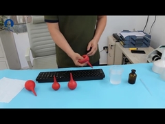 FULI 30ml 60ml 90ml 120ml डिस्पोजेबल रबर कान सिरिंज