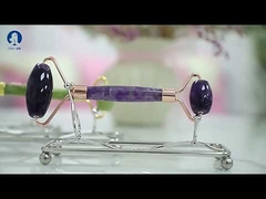 चेहरे का सौंदर्य रोलर त्वचा की देखभाल गुलाब क्वार्ट्ज मालिश जेड रोलर