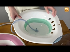 बाथरूम के लिए पोर्टेबल सेल्फ क्लीनिंग पीपी पीवीसी फोल्डिंग योनी स्टीम सीट