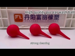 डायमीटर 42mm 25ml बच्चों के लिए मेडियल रबर ईयर क्लीनिंग सिरिंज