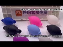 वायु धूल ब्लोअर सफाई उपकरण 89x51 मिमी रबर गेंद पंप OEM रंग और पैकेज